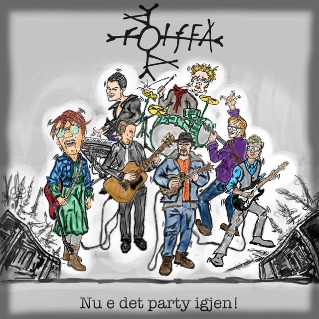 Album cover art for Nu e det party igjen!