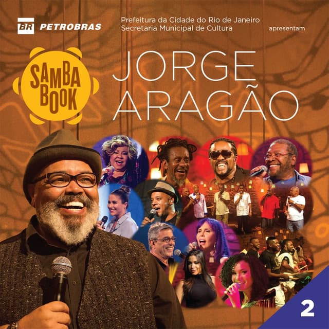 Album cover art for Sambabook Jorge Aragão, Vol. 2