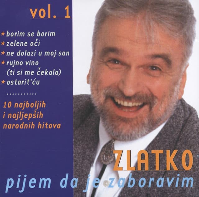Album cover art for Pijem da je zaboravim