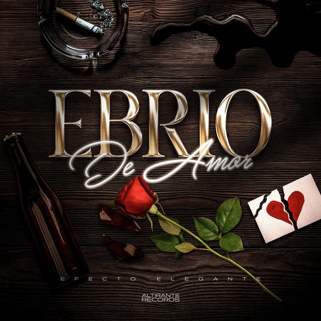 Album cover art for Ebrio de amor