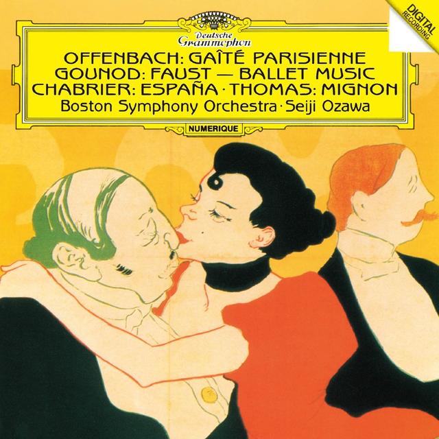 Album cover art for Offenbach: Gaîté Parisienne - Gounod: Faust - Ballet Music - Chabrier: Espana - Thomas: Mignon