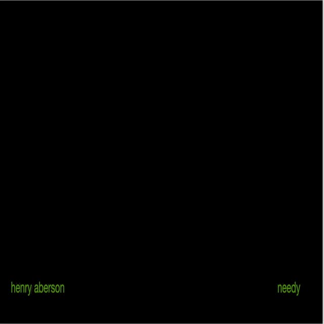Album cover art for Needy