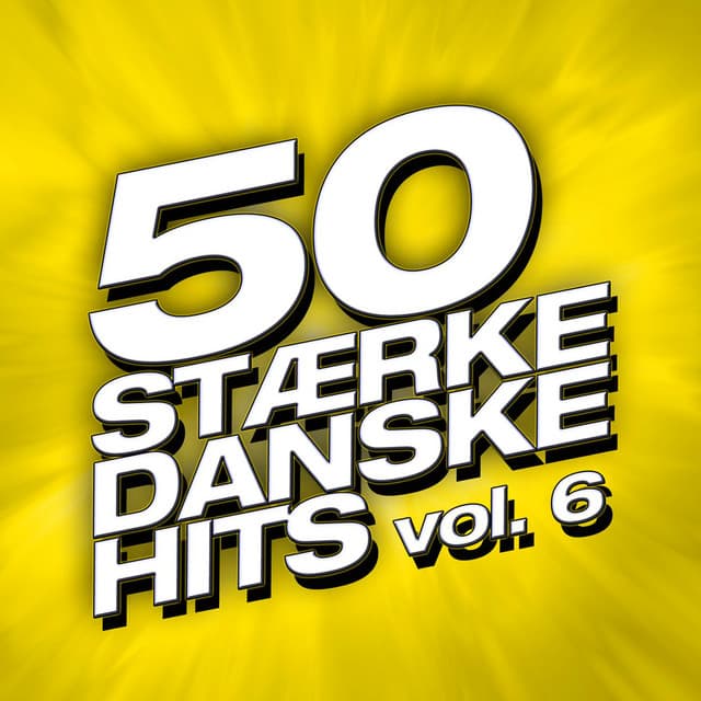 Album cover art for 50 Stærke Danske Hits Vol. 6