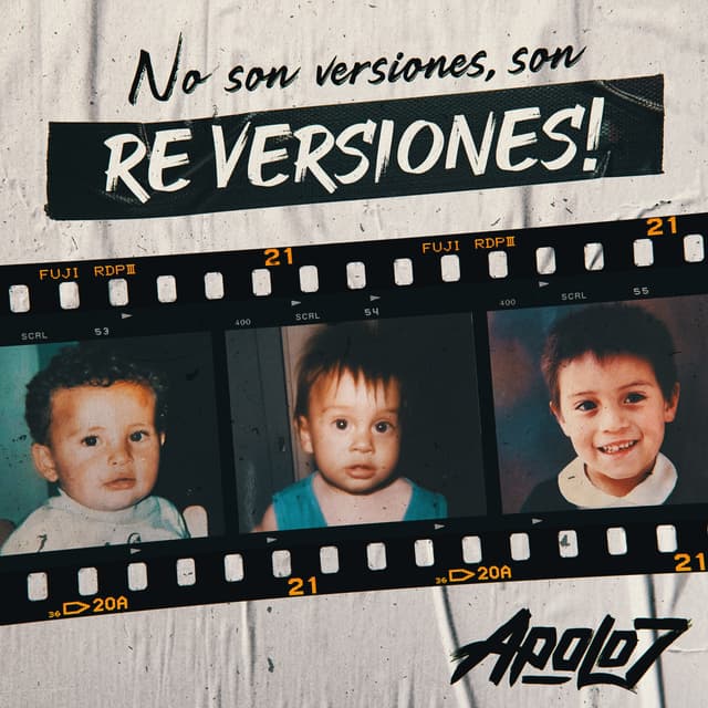 Album cover art for No Son Versiones, Son RE VERSIONES!
