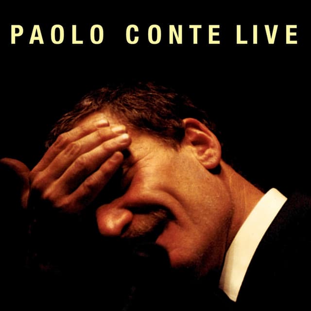 Album cover art for Paolo Conte Live