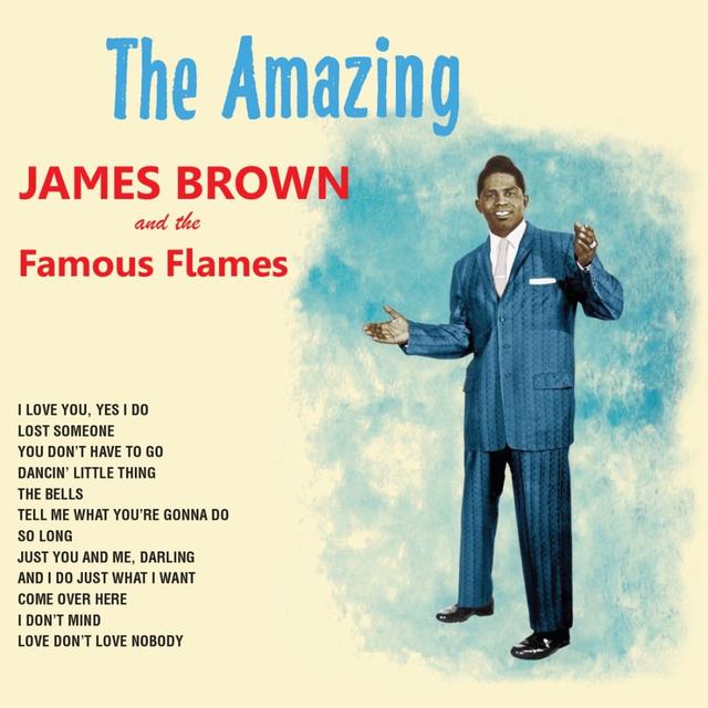 Album cover art for The Amazing James Brown