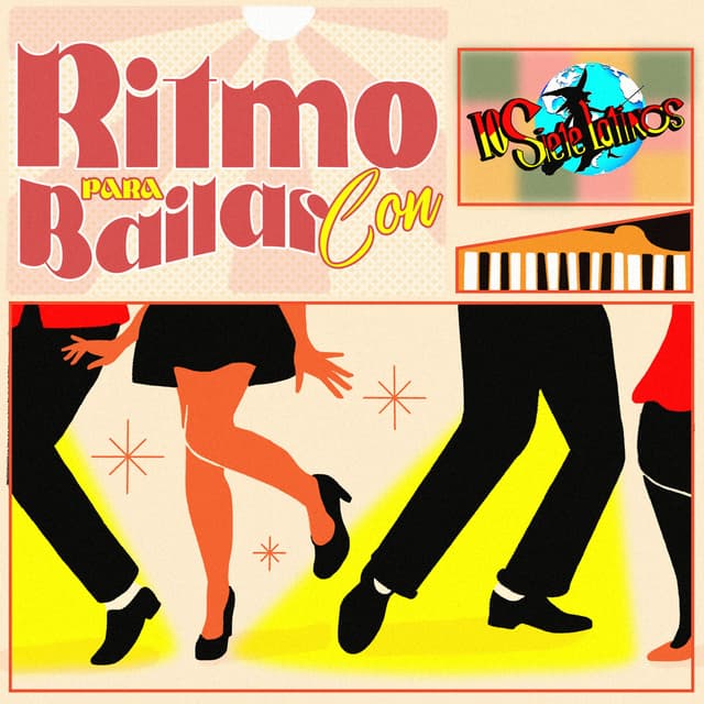 Album cover art for Ritmo para Bailar Con los Siete Latinos