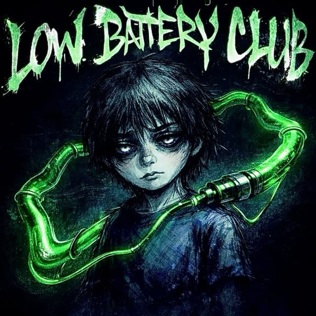 Album cover art for LOW BATTERY CLUB