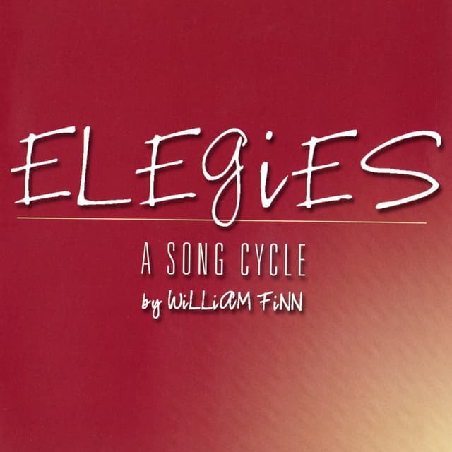 Album cover art for Elegies: A Song Cycle