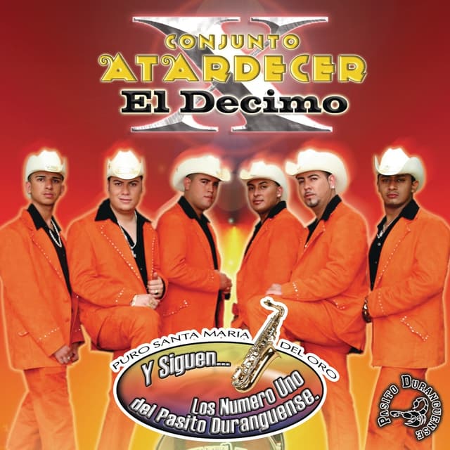 Album cover art for El Décimo... Y Siguen Los No.1 Del Pasito Duranguense