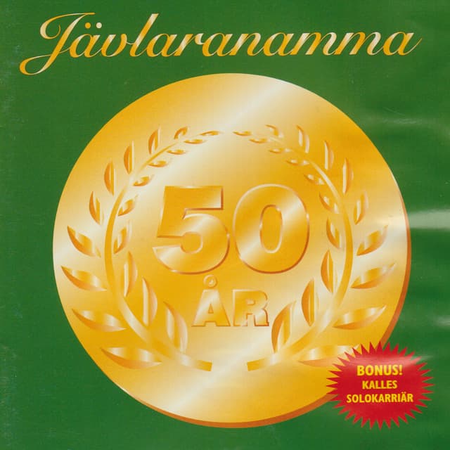 Album cover art for 50 år
