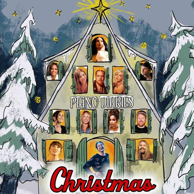 Album cover art for Piano Diaries Christmas