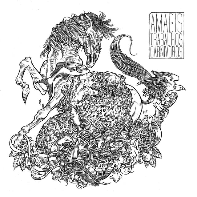 Album cover art for Trabalhos Carnívoros