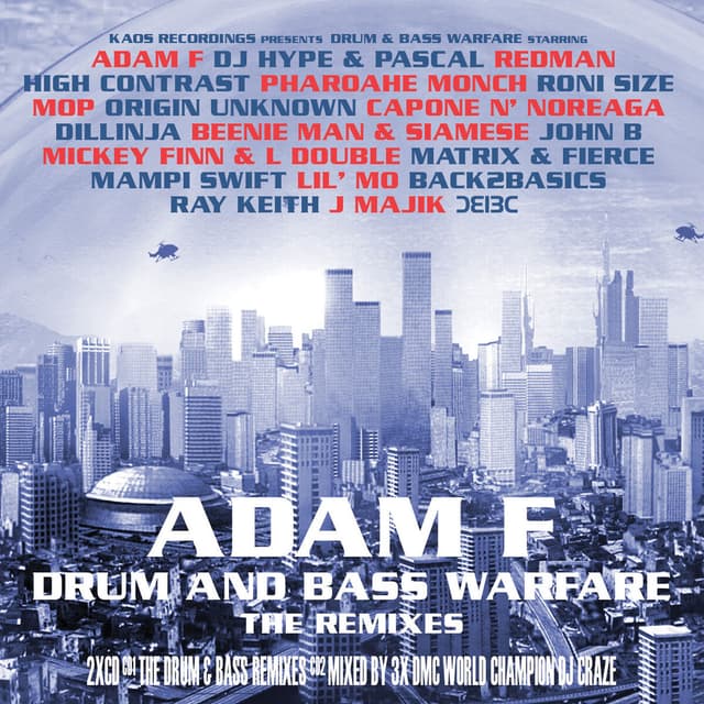 Album cover art for Drum and Bass Warfare