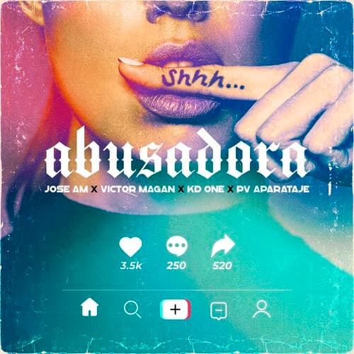 Album cover art for Abusadora