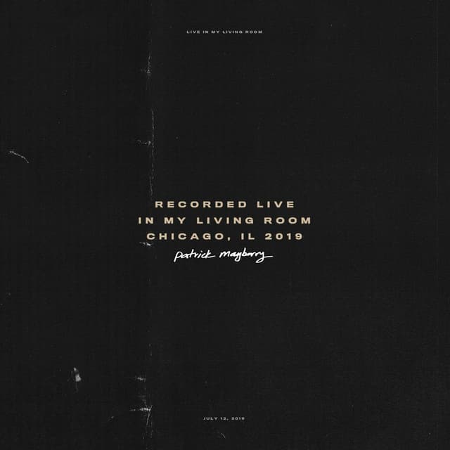 Album cover art for Live in My Living Room
