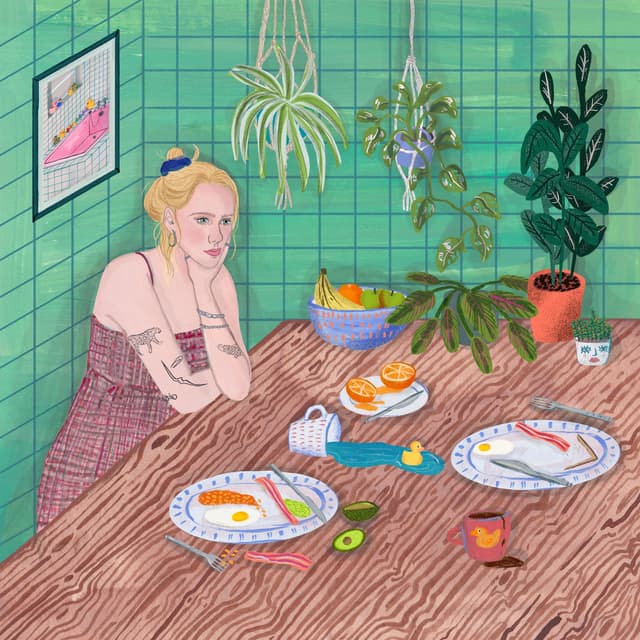 Album cover art for Breakup Breakfast