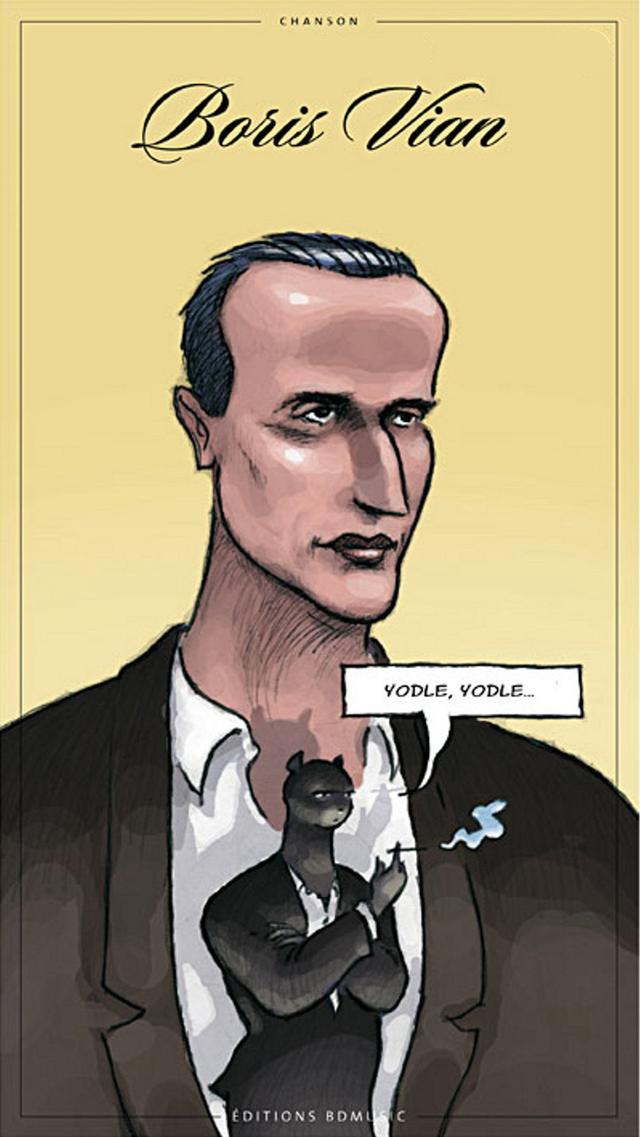 Album cover art for BD Chanson : Boris Vian