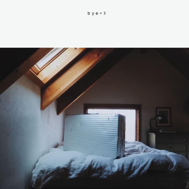 Album cover art for bye<3
