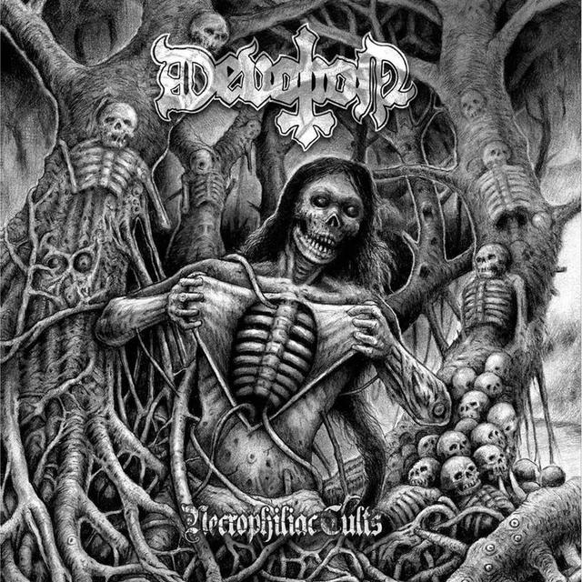 Album cover art for Necrophiliac Cults