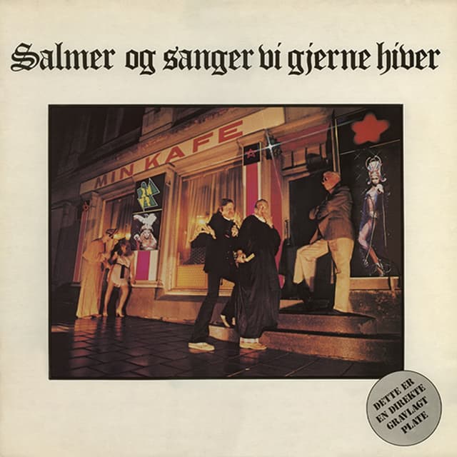 Album cover art for Salmer og sanger vi gjerne hiver