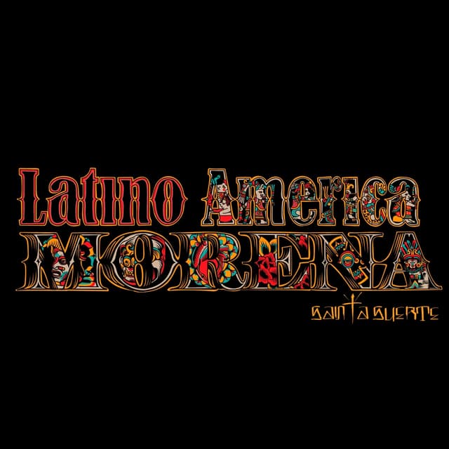 Album cover art for Latino America Morena