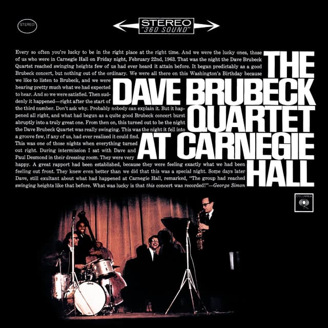 Album cover art for At Carnegie Hall