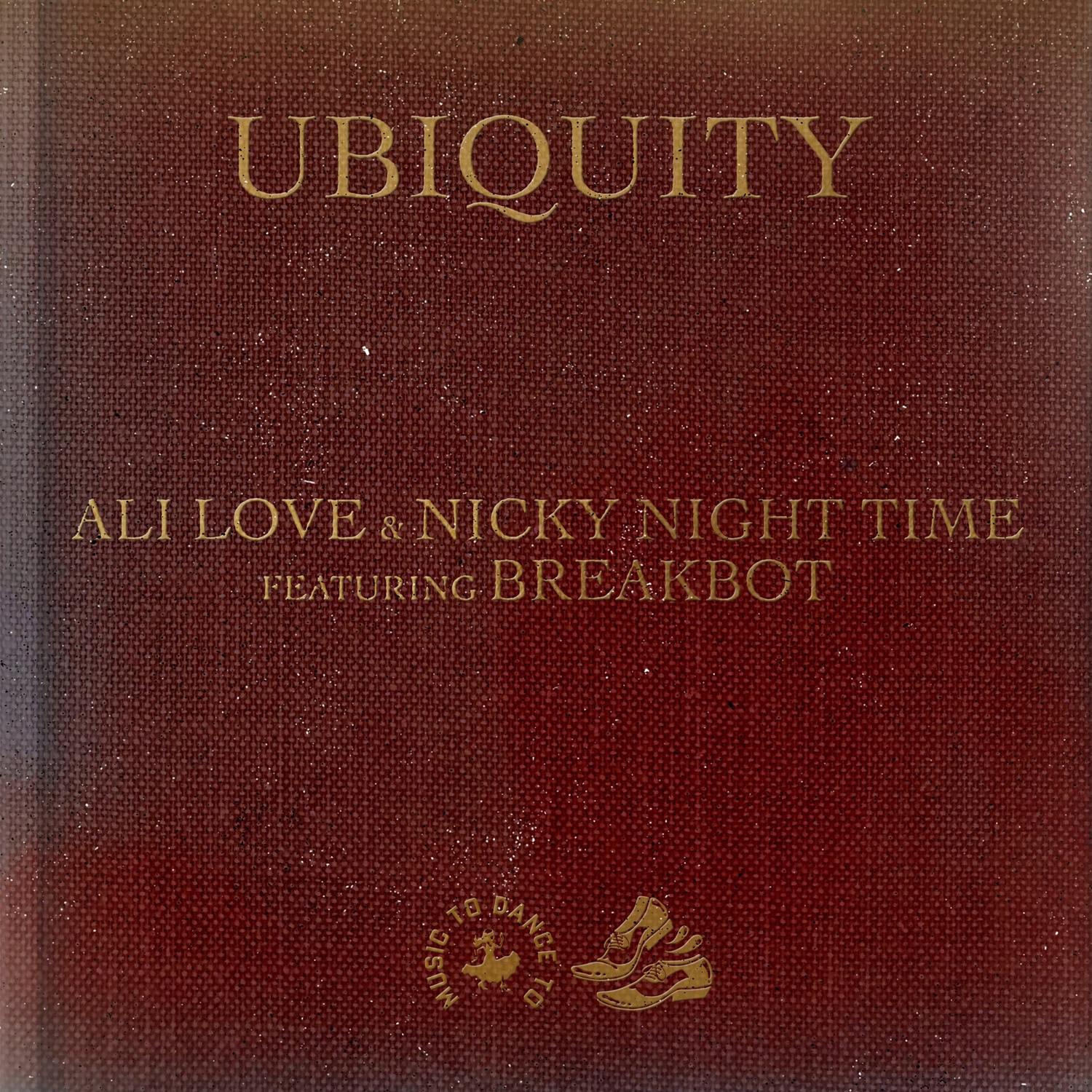 Lyric cover art as blurred background