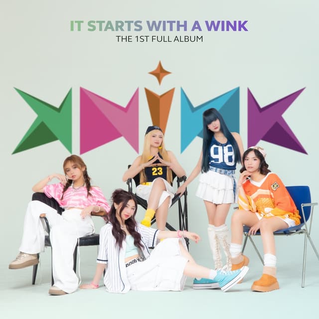 Album cover art for IT STARTS WITH A WINK