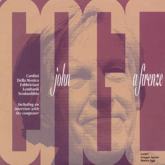 Album cover art for John Cage - A Firenze