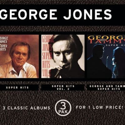 Album cover art for Super Hits/ Super Hits Vol. II - George & Tammy Super Hits