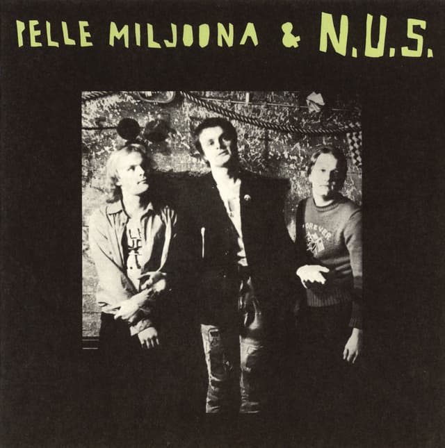 Album cover art for Pelle Miljoona & N.U.S.