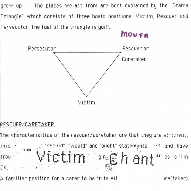 Album cover art for Victim Chant