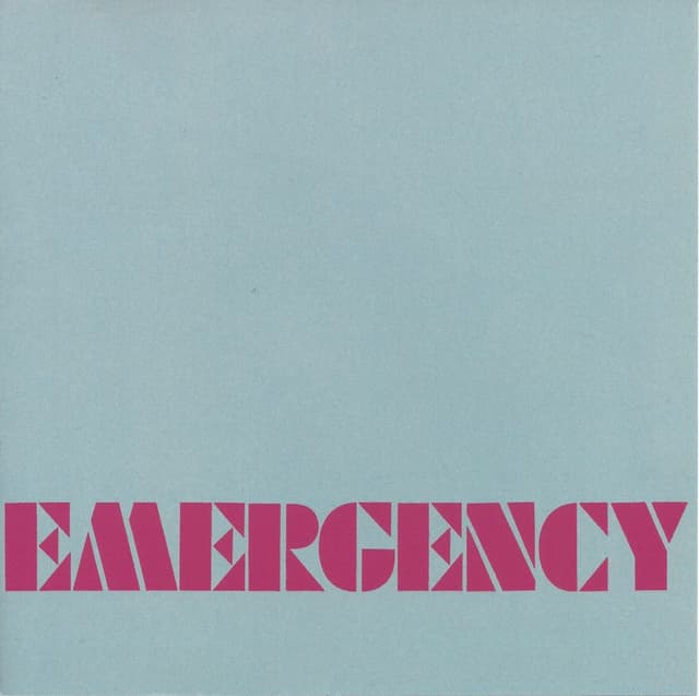 Album cover art for Emergency