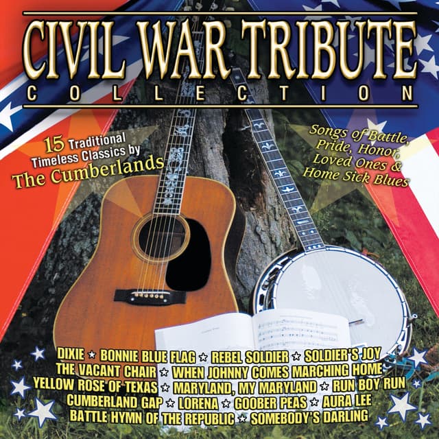 Album cover art for Civil War Tribute Collection: 15 Traditional Timeless Classics
