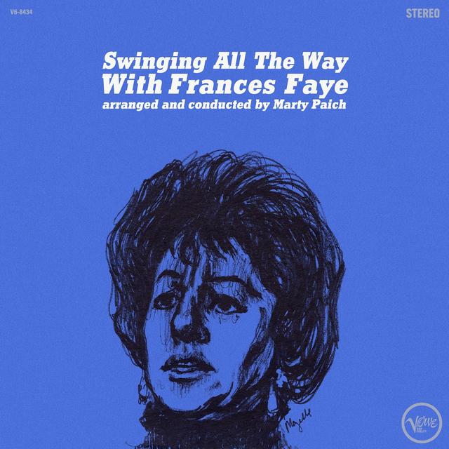 Album cover art for Swinging All The Way With Frances Faye
