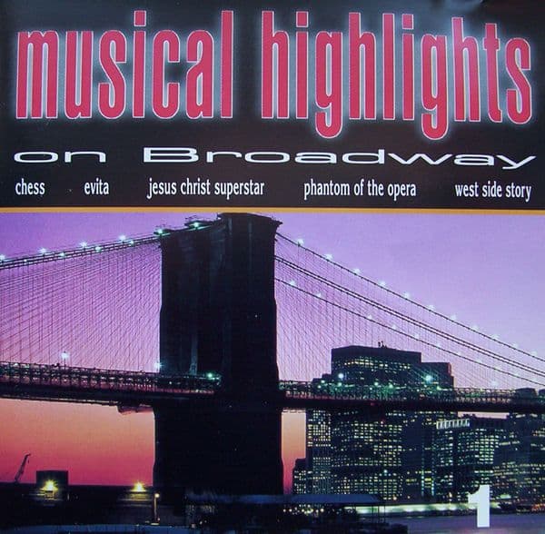 Album cover art for Musical Highlights on Broadway