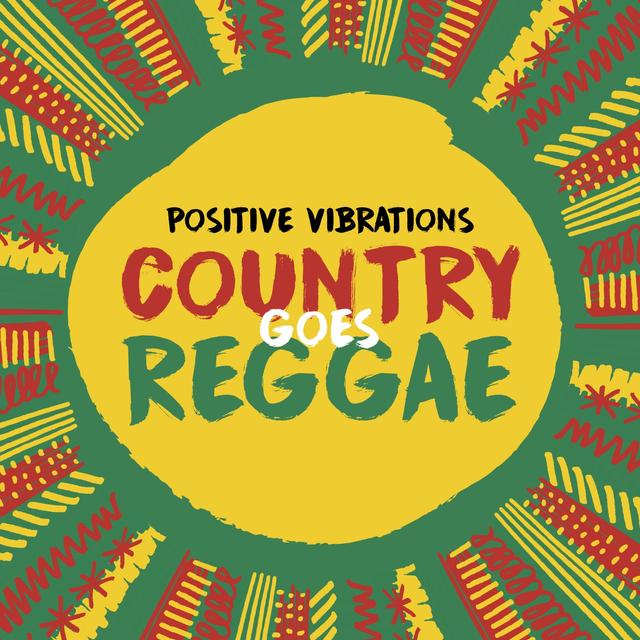 Album cover art for Country Goes Reggae