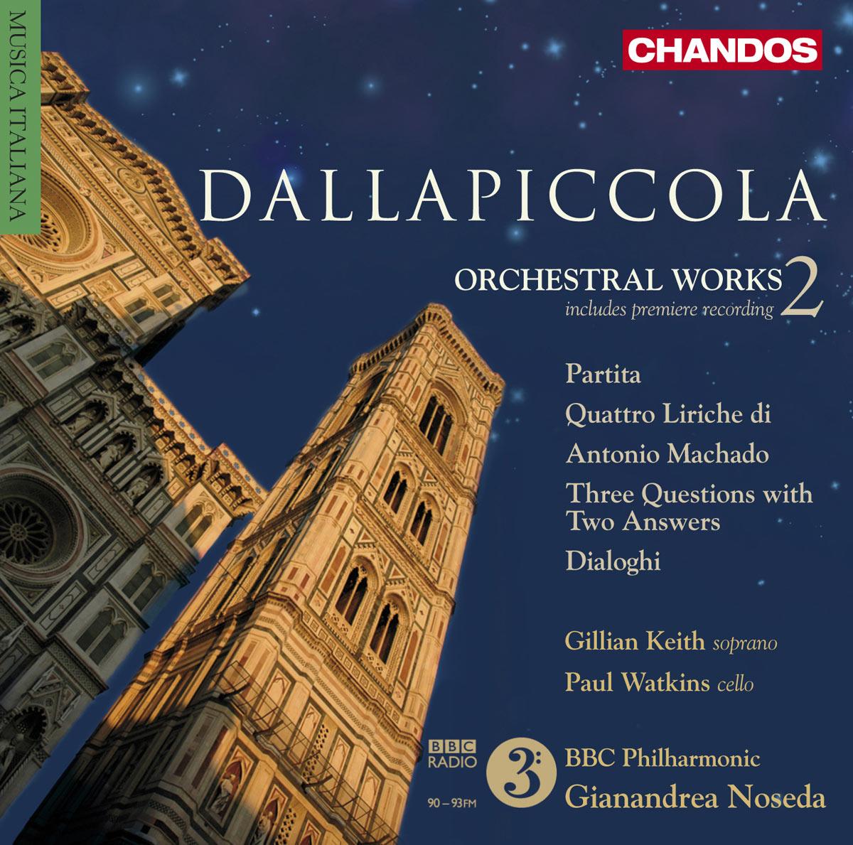 Dallapiccola : Œuvres Orchestrales (volume 2)