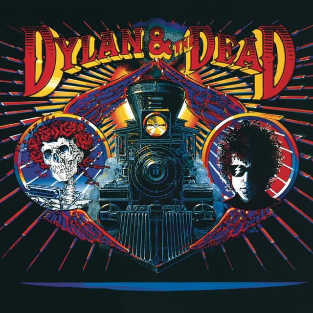 Album cover art for Dylan & the Dead