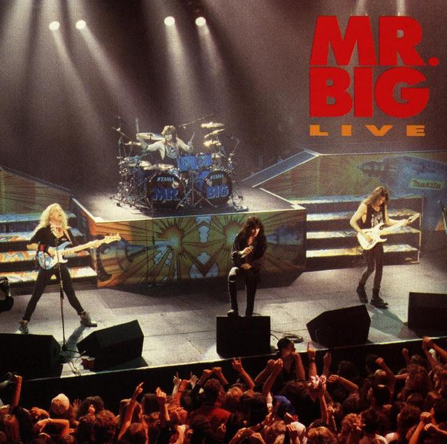 Album cover art for Mr. Big Live