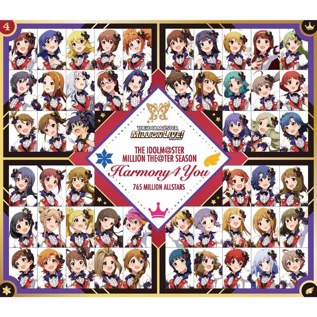 Album cover art for THE IDOLM@STER MILLION THE@TER SEASON Harmony 4 You