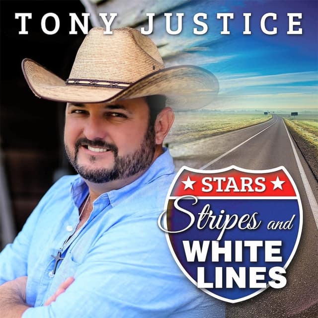 Album cover art for Stars, Stripes, and White Lines