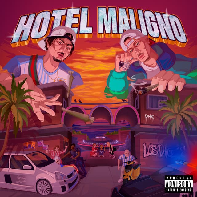 Album cover art for HOTEL MALIGNO