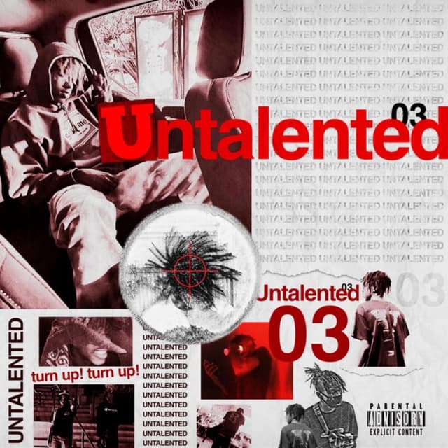 Album cover art for Untalented 3