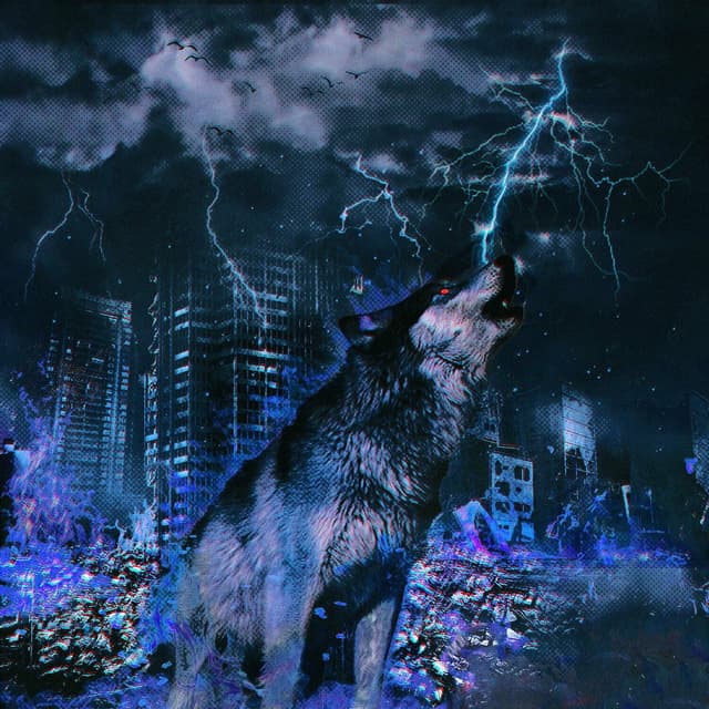 Album cover art for Lonely wolf