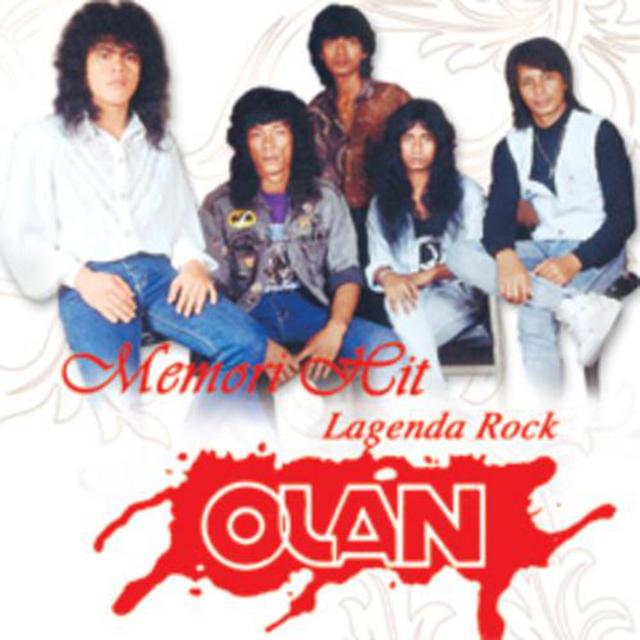 Album cover art for Memori Hit Lagenda Rock Olan