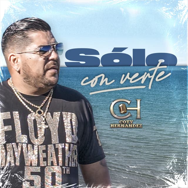 Album cover art for Sólo Con Verte