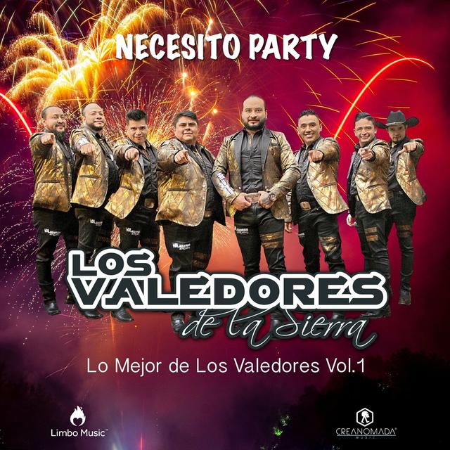 Album cover art for Necesito Party - Lo Mejor de Los Valedores, Vol. 1
