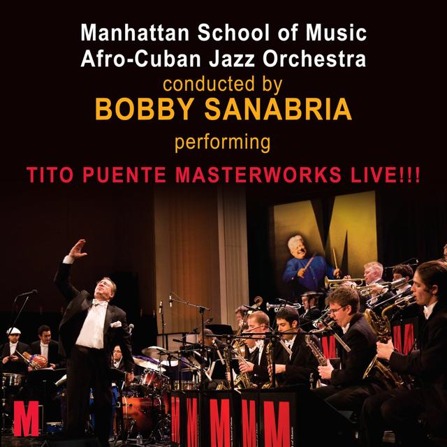 Album cover art for Tito Puente Masterworks Live!!!